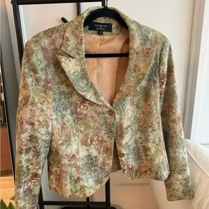 Signature Women's Pastel Floral Blazer